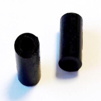 L-KLS8-0113B-LED-12.0 LED ROUND SPACER 12MM Ø6.30mm BLACK - 1