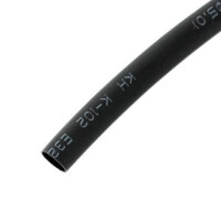 L-KLS8-01140-HT-5.0 HEAT SHRINK 5mm BLACK (MAKARON) 2:1 W/O UL - 1