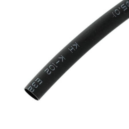 L-KLS8-01140-HT-5.0 HEAT SHRINK 5mm BLACK (MAKARON) 2:1 W/O UL - 1