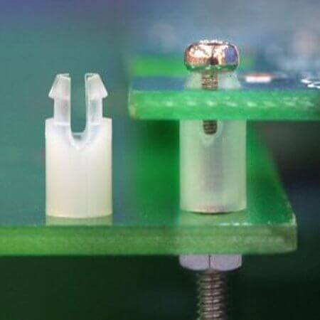 L-KLS8-0221-BLH-06 BARBED DISTANCE SNAP LOCK 6.00mm WHITE 3.00mm - 1