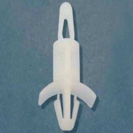 L-KLS8-0227A-9 BARBED DISTANCE SNAP LOCK 9.50mm WHITE 4.80mm - 1
