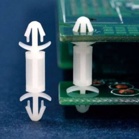 L-KLS8-0234-BLG-08 BARBED DISTANCE SNAP LOCK 8.00mm WHITE 3.00mm - 1