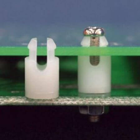L-KLS8-0236-PSX-12 BARBED DISTANCE SNAP LOCK 12.7mm WHITE 5.00mm - 1