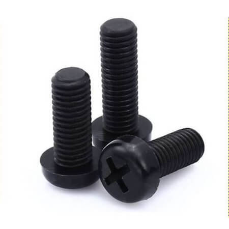 L-KLS8-0318-PF-M3-06-B SCREW PLASTIC 6MM M3 BLACK - 1