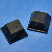 L-KLS8-0519-SF-013 SILICONE SQUARE ADHESIVE BLACK 13x13 - 1