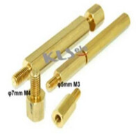L-KLS8-DBL-M4-E5.5-L20 PCB DISTANCE 20.00mm M4 BRASS - 1