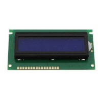 L-KLS9-1602C-W LCD CHARACTER 16X2 STN NEGATIVE BLUE 5V - 1