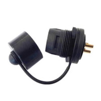 L160606002 CONNECTOR MICRO JACK 2PIN W/PROOF PANEL+DUST SIDE - 1