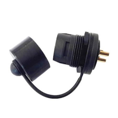 L160606002 CONNECTOR MICRO JACK 2PIN W/PROOF PANEL+DUST SIDE - 1