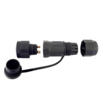 L170122001 CONNECTOR MICRO JACK 2PIN WATERPROOF CABLE SIDE - 1