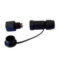 L170124001 CONNECTOR MICRO JACK 4PIN WATERPROOF CABLE SIDE - 1