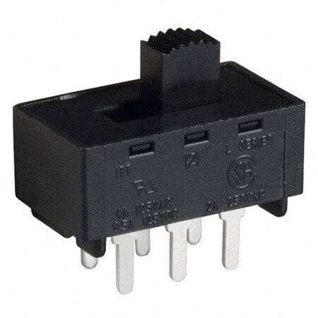 L202011MS02Q SWITCH SLIDE DPDT 4A 125V - 1