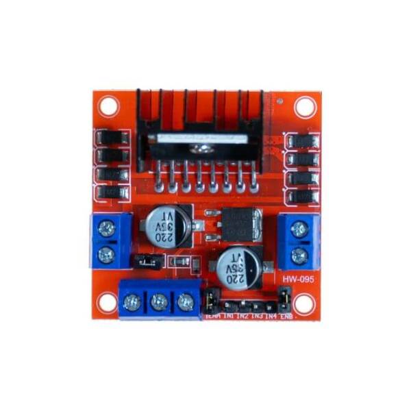 L298N 5V Motor Driver Board Red - 4