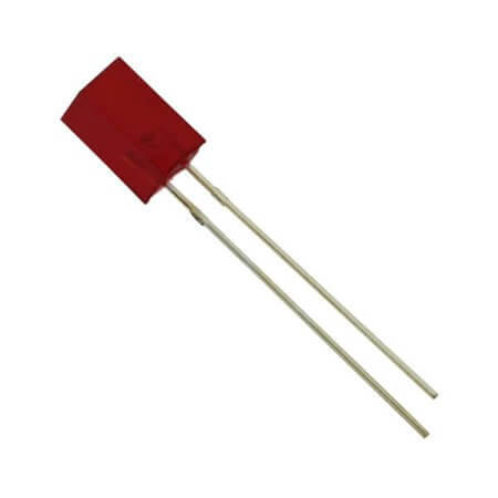 L643ED LED 5x5MM RED SQUARE RED/DIFFUSED - 1