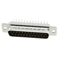 L717SDB25POL2 CONNECTOR D-SUB PLUG 25POS VERTICAL - 1