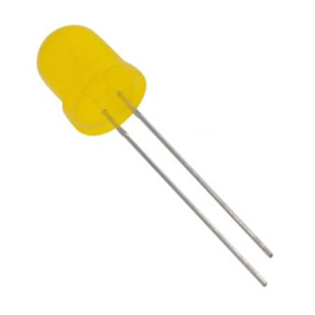 L813YD LED 8MM YELLOW 9mcd 150° YELLOW/DIFFUSED - 1