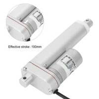 LA-T8-100 Strok Uzunluğu 100 mm 7 mm/S 128N DC 12V Elektrikli Putter Elektrikli Lineer Aktüatör Putter Kapılar/Pencereler için - 2