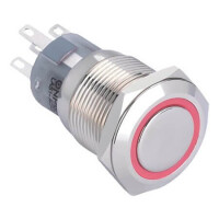 LAS1-AGQF-11E/RGB/12V/S SWITCH PUSH BUTTON 5A 250VAC LED/RGB - 1