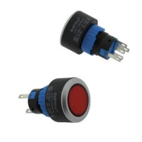 LAS1-AWY-11/R/24 SWITCH PUSH BUTTON (EMBEDDED) ILLUMINATED RED - 1