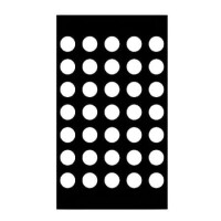 LB03571EWH3B-D LED DISPLAY DOTMATRIX 5x7DOT 27.6MM WHITE - 1
