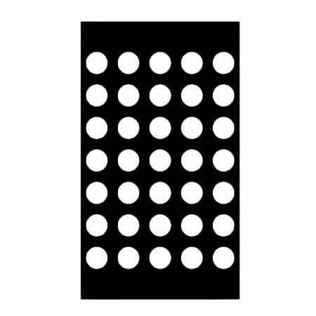 LB03571EWH3B-D LED DISPLAY DOTMATRIX 5x7DOT 27.6MM WHITE - 1