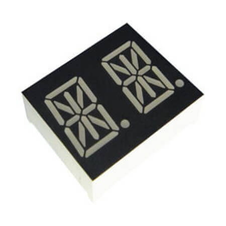 LB20541LJ1B LED DISPLAY 14 SEGMENT 2DIGIT 13.8MM (-) GREEN - 1