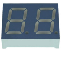 LB20561LG0B LED DISPLAY 7 SEGMENT 2DIGIT 14.2MM (-) GREEN - 1