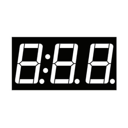 LB30568LWH1S-SMT-HF LED DISPLAY 7 SEGMENT 3 DIGIT COMMON CATHODE - 1