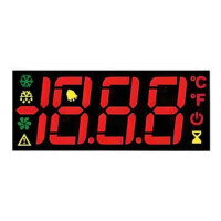 LB5522LRYG1S LED DISPLAY 7 SEGMENT 4DIGIT 15MM (-) RED - 1