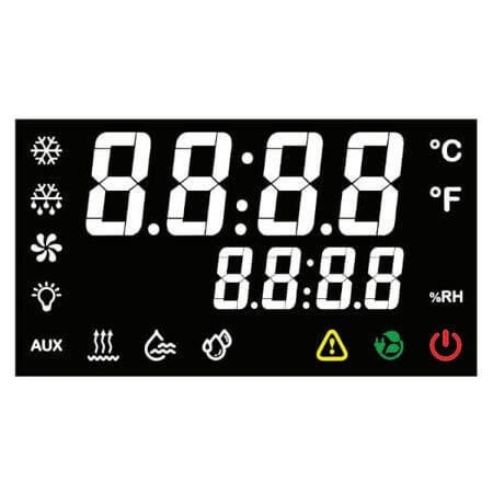 LB9050LWYRG1S-SMT-KF-T2 LED DISPLAY CUSTOM DESIGN 7 SEGMENT 19.98MM 5DIGIT - 1