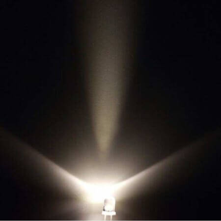 LBL050WUCI LED 5MM WHITE 5200mcd 25° WATER CLEAR - 1