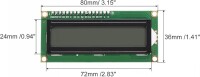 LCD1602 Gray Backlight 5V - 2