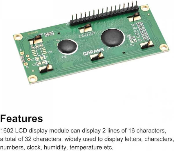 LCD1602 Gray Backlight 5V - 3
