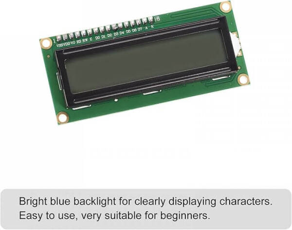LCD1602 Gray Backlight 5V - 4