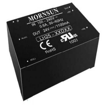 LH05-10B24 AC/DC CONV 5W 85-264VAC 24VDC 230mA - 1