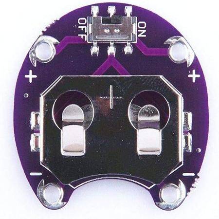 LilyPad Coin Cell Battery Holder CR2032 Battery Mount Module - 3