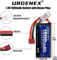 Lion 1500MAH 2S 7.4V 35C Yüksek Güç Yüksek Kaliteli Model Uçak LIPO Pil T Dişi - 3