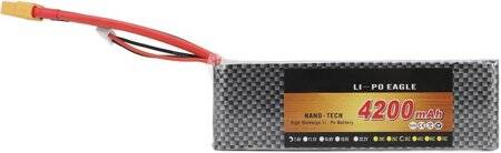 Lion 4200MAH 2S 7.4V 35C Yüksek Güç Yüksek Kaliteli Model Uçak LIPO Pil JST Dişi - 1