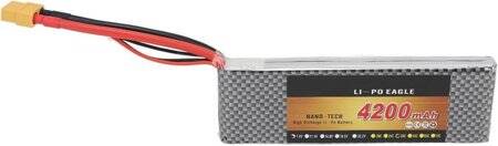Lion 4200MAH 2S 7.4V 35C Yüksek Güç Yüksek Kaliteli Model Uçak LIPO Pil T Dişi - 2