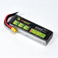 Lion 5200MAH 3S 11.1V 35C Yüksek Güç Yüksek Kaliteli Model Uçak LIPO Pil JST Dişi - 5