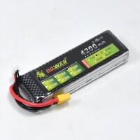Lion 5200MAH 3S 11.1V 35C Yüksek Güç Yüksek Kaliteli Model Uçak LIPO Pil XT60 Dişi - 3