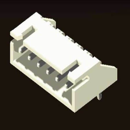 L-KLS1-2.50-15-R CON.T.B.2.50MM 15PIN 90C MALE WHITE - 1