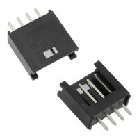 L-KLS1-TEA-2.54-1X04-S CON.T.B.2.54MM 4P 180C MALE BLACK - 1