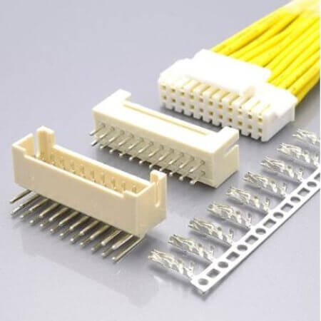 L-KLS1-XL4-2.00-2X20-R CON.T.B.2.00MM 40PIN(2X20)THT R/A MALE WHITE WAFER - 1