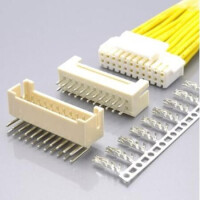 L-KLS1-XL4-2.00-2X20-R CON.T.B.2.00MM 40PIN(2X20)THT R/A MALE WHITE WAFER - 1