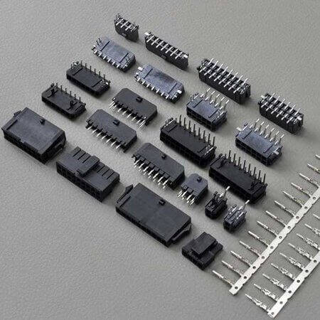 L-KLS1-XM1-3.00-2X08-R CON.T.B.3.00MM 16PIN(2X8) MALE THT R/A BLACK - 1