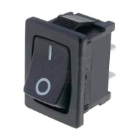 L-KLS7-025-10111BB SWITCH ROCKER ON-OFF 2P 0.8X4.7MM BLACK - 1