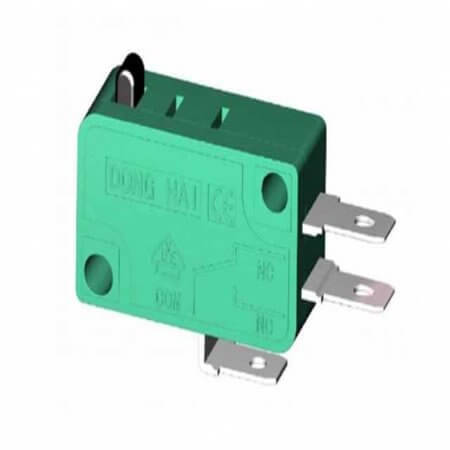 L-KLS7-KW3-OZ-A133013L SWITCH MICRO 16A 125/250VAC SPDT TERM. FORM1 GREEN - 1