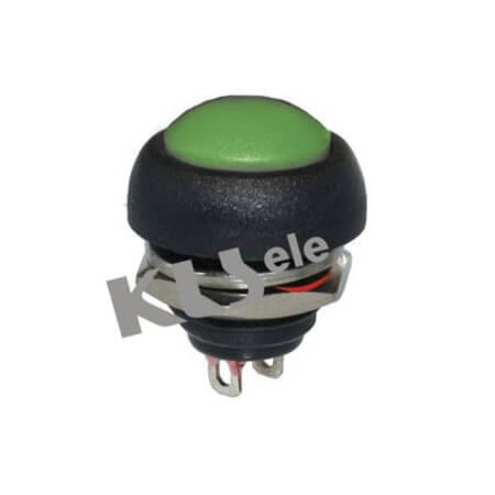 L-KLS7-PBS-010D-G SWITCH PUSH BUTTON 3A 125VAC OFF-(ON) GREEN CAP - 1