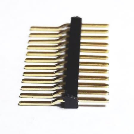 LL1013-01E-TR PIN HEADER 12PIN(1x12) 1.27mm SMT R/A - 1